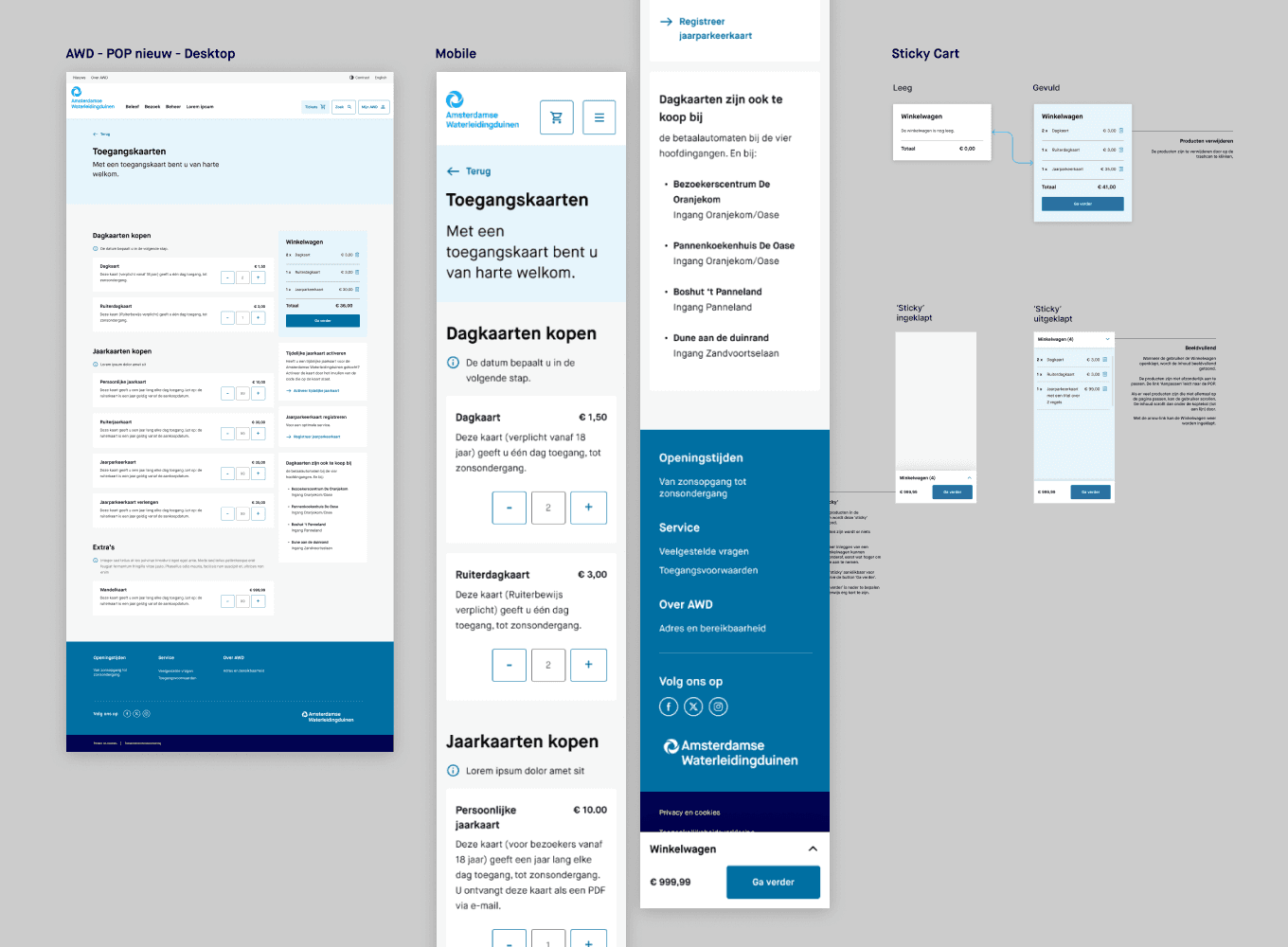 UX-UI Design Waternet Amsterdam in mei 2025 door Freelance Senior Brand & UX-UI Designer Michiel  Nagtegaal / Mr. Upside uit Voorburg