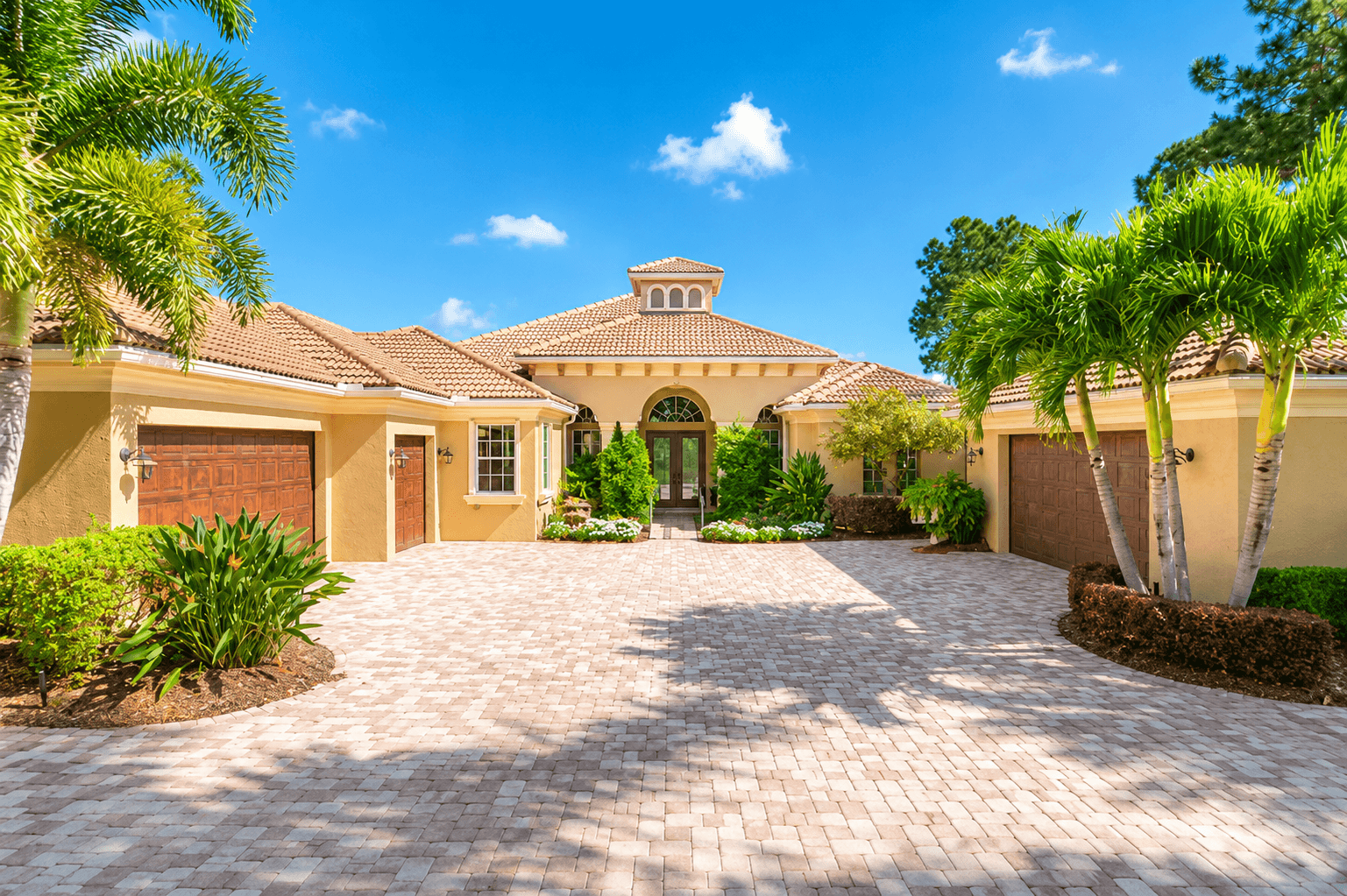 2008 Roof Addition in The Enclave, PGA Village, Port St Lucie with Entegra Spanish S in Butterscotch Spanish Clay Antique