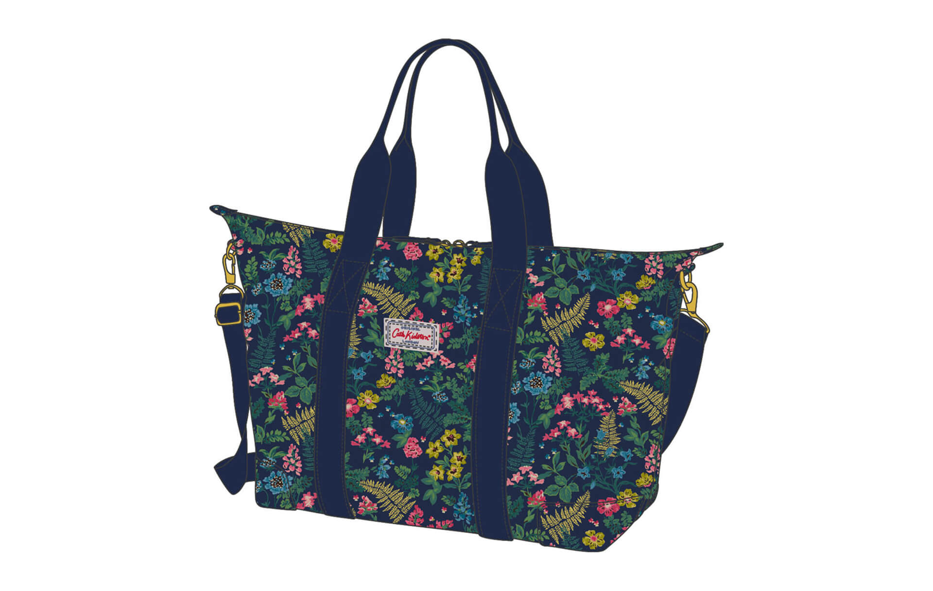 Illustration of a Cath Kidston bag