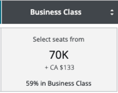 59% business class