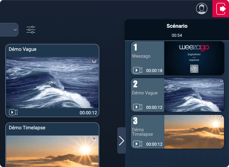 Weezago : Digital Signage : Affichage Dynamique : Logiciel SaaS