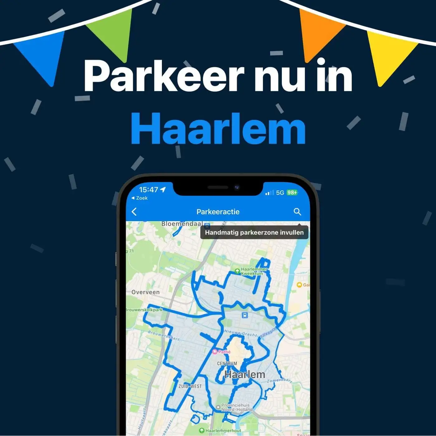 Mobiel parkeren in Haarlem