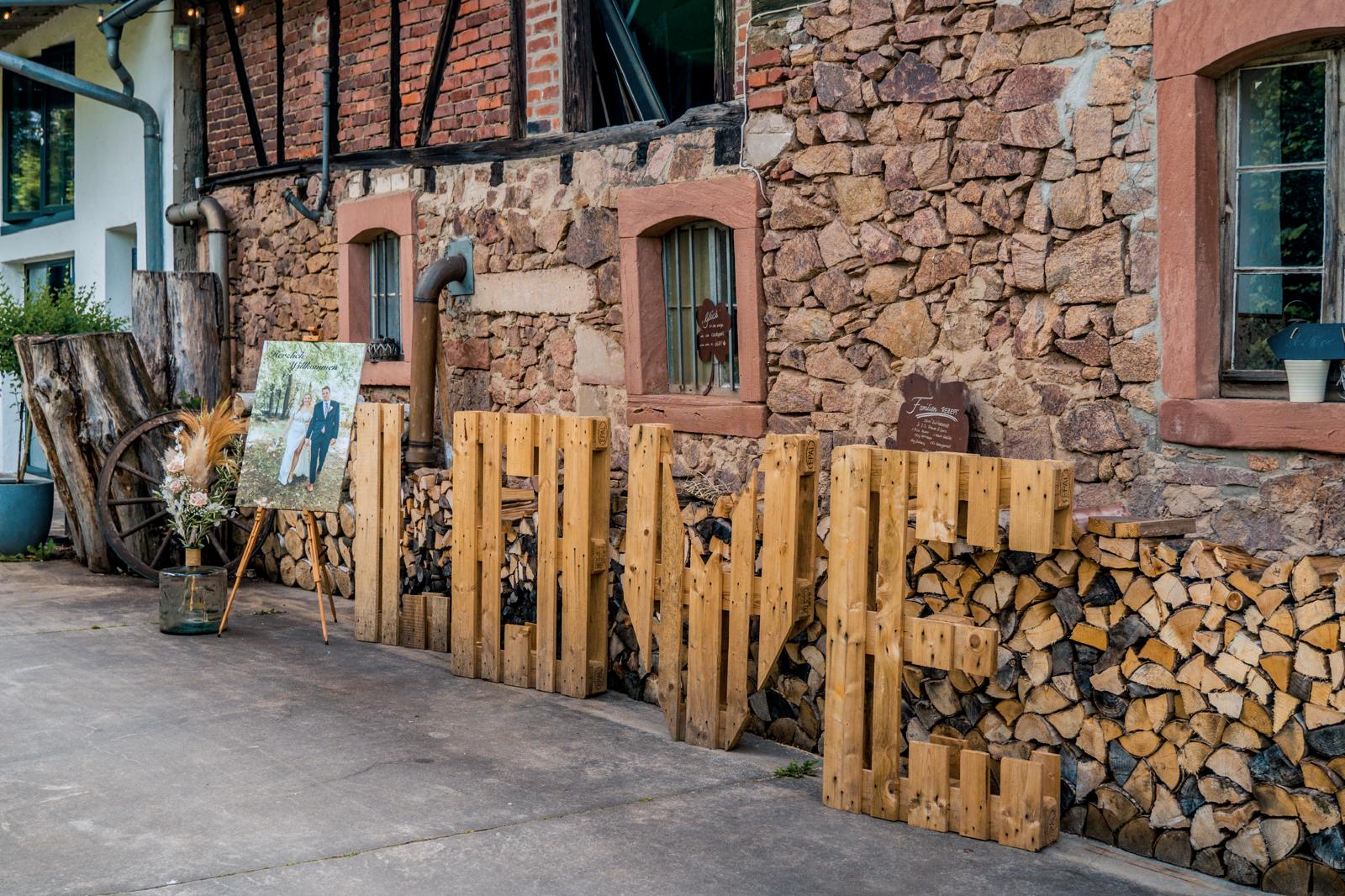 Love Buchstaben Aufsteller