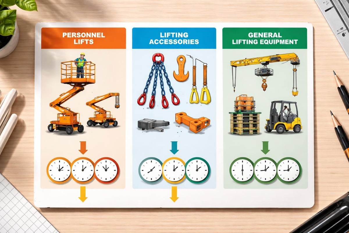 LOLER inspection interval categories