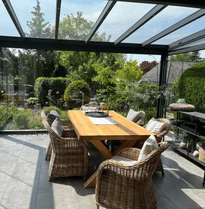 Wintergarten_Terrassenüberdachung_Montage