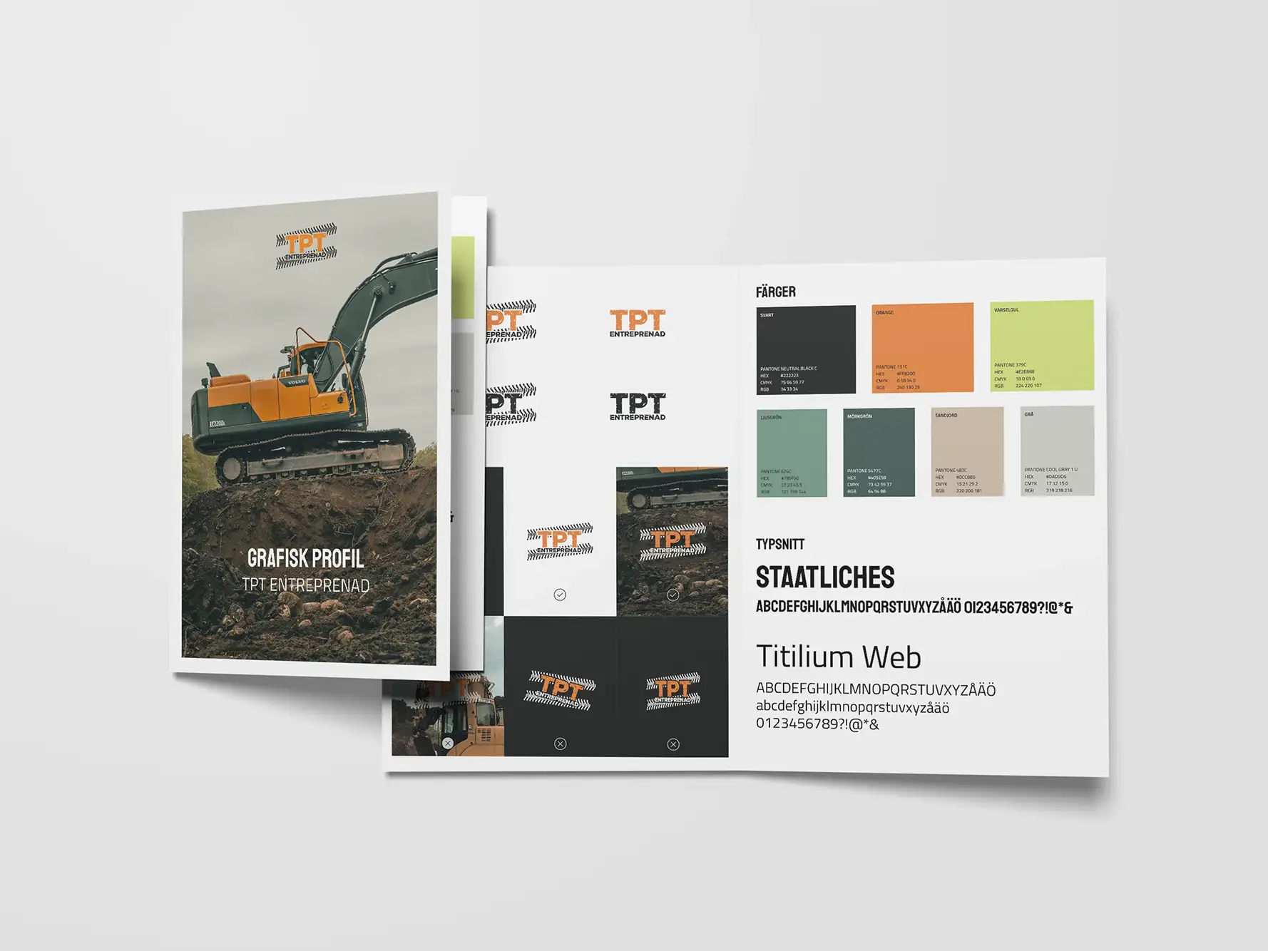 TPT Entreprenads grafiska profil