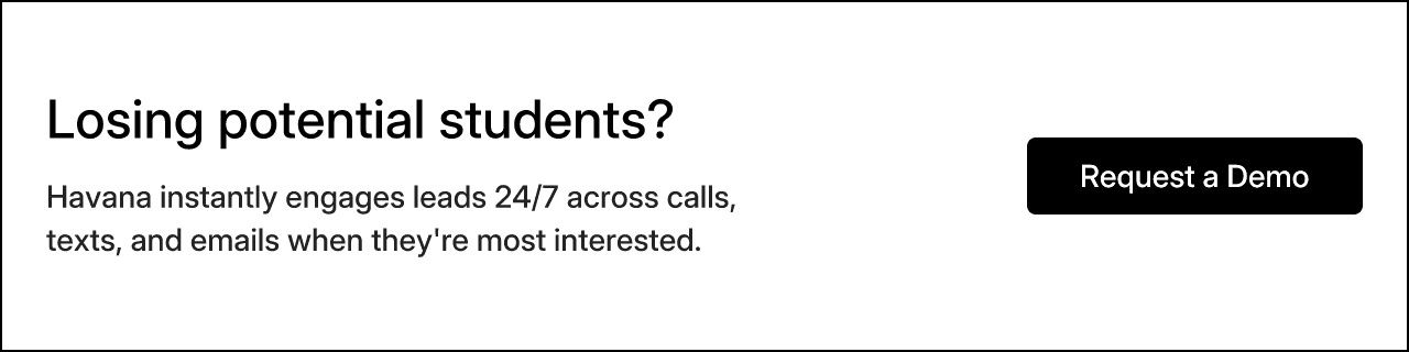 Losing potential students?