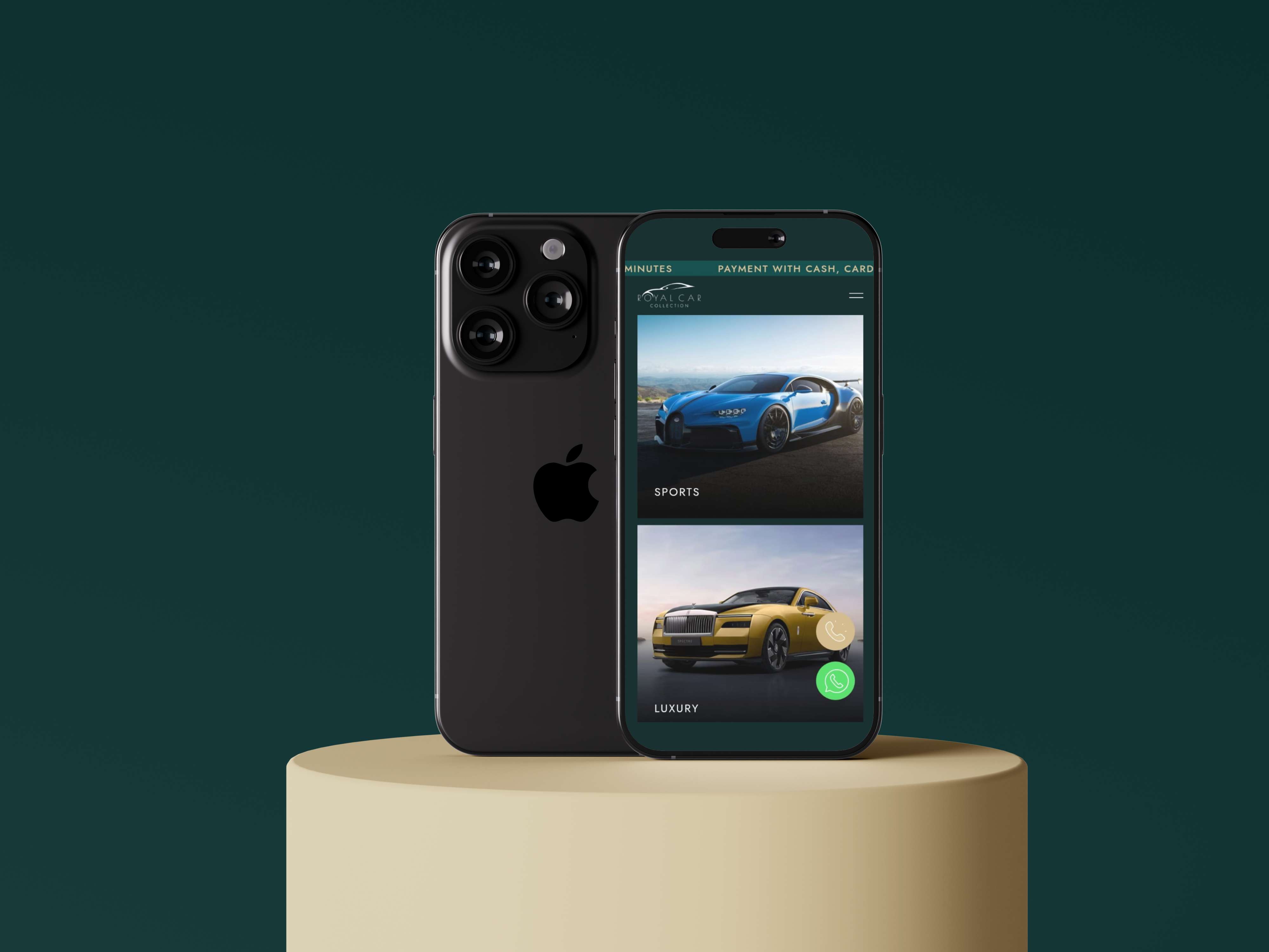 Royal Cars Collection | Luxury Car Rental Website in Dubai