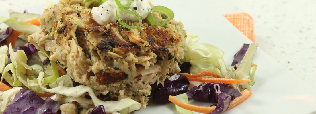 mustard shallot tuna cakes