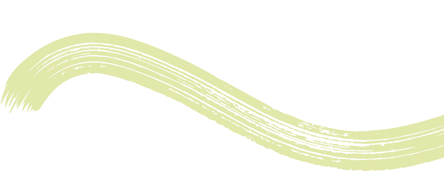 Deko Bild grüne geschwungene Linie