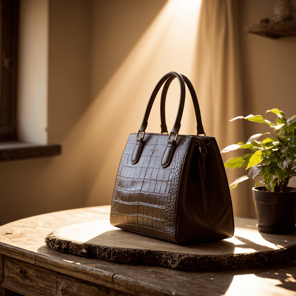 product photography of handbag