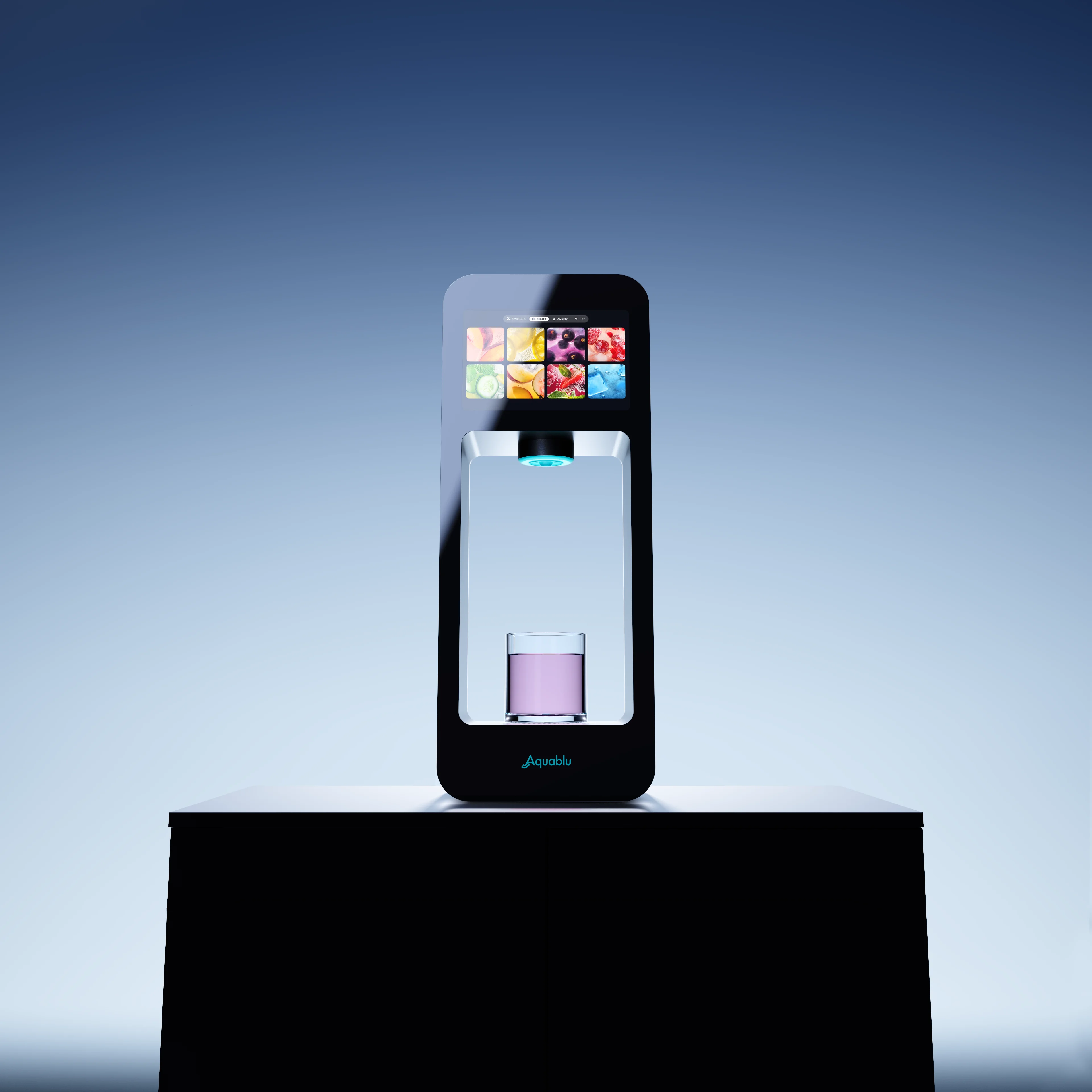 Office water cooler Aquablu REFILL+ water dispenser for businesses