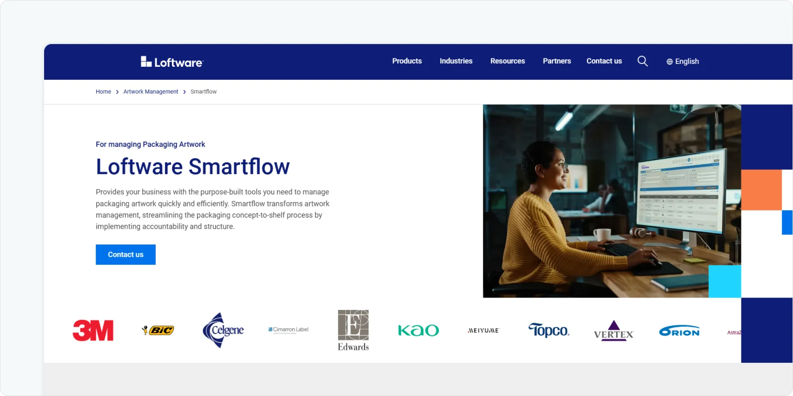 smartflow-by-loftware-homepage