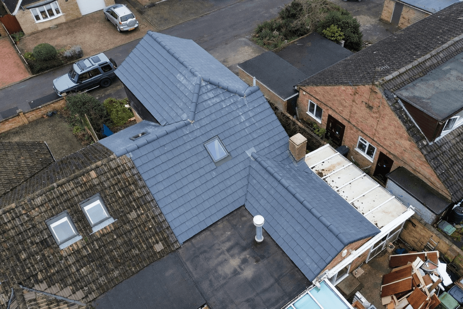 Roofing project completed by Ace Roofing Services