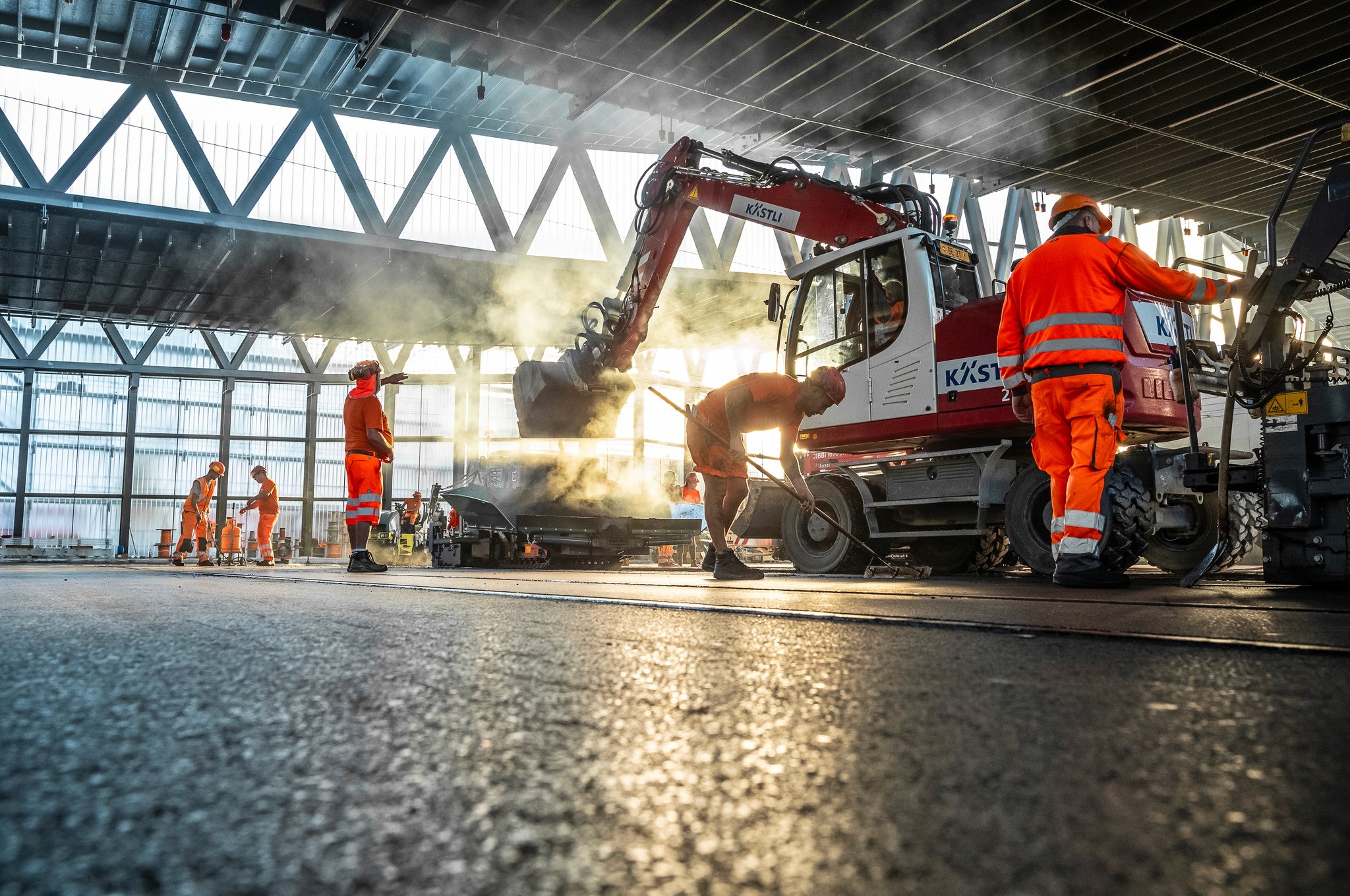Kästli Bau AG Fahrzeugbeschriftung