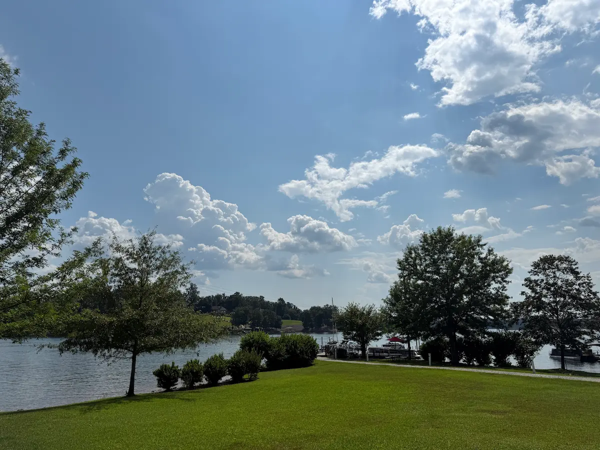 Lake view at the Cabana – Lake Keowee