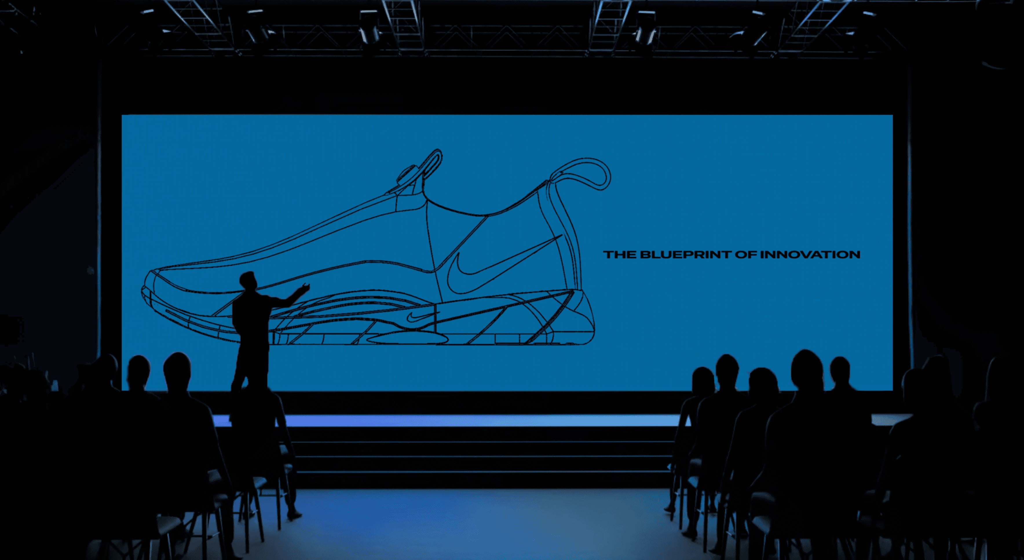 photo of a red wall using shadows