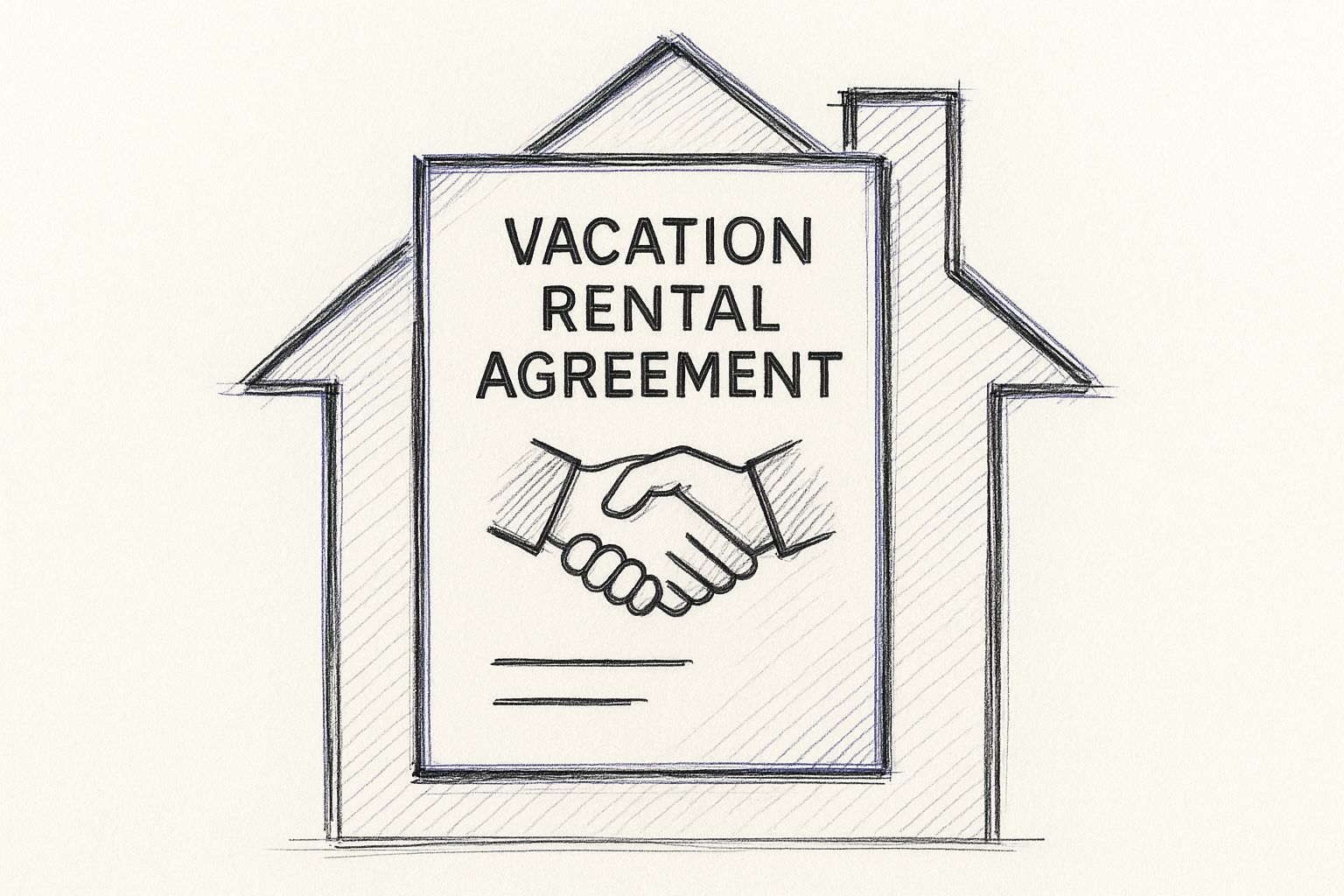 Infographic about vacation rental agreements