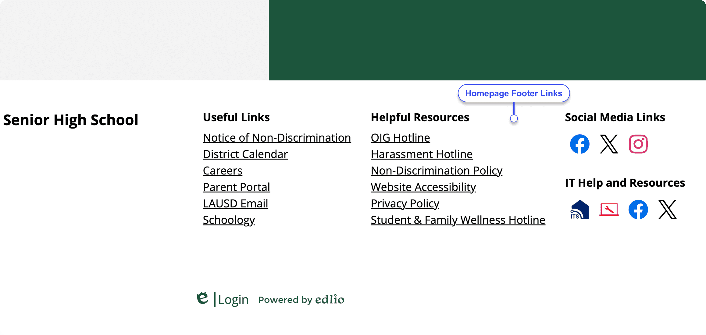customer sites that use links