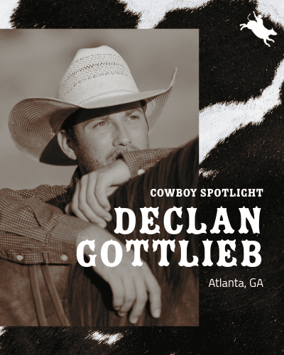cowboy instagram post black and white cow calf topping lasso leather