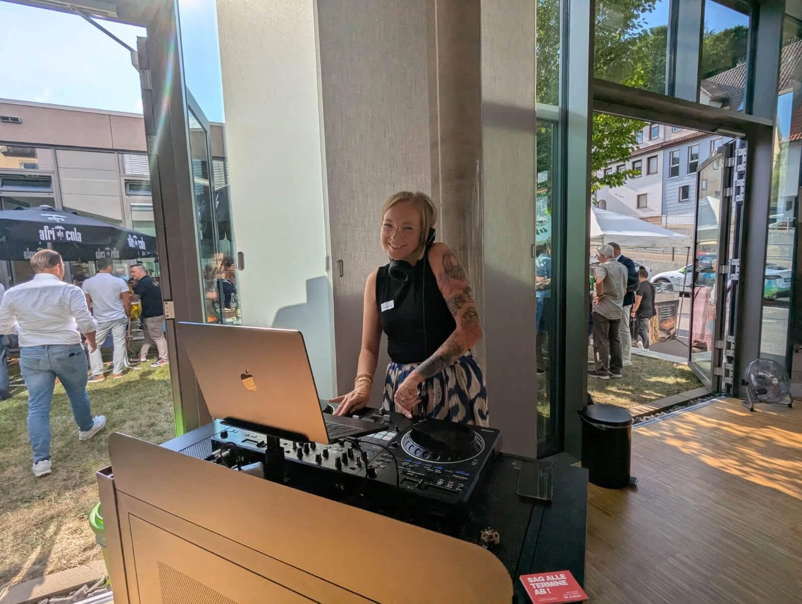 Auftritt in der Technologiewerkstatt Albstadt von unserem Event-DJ