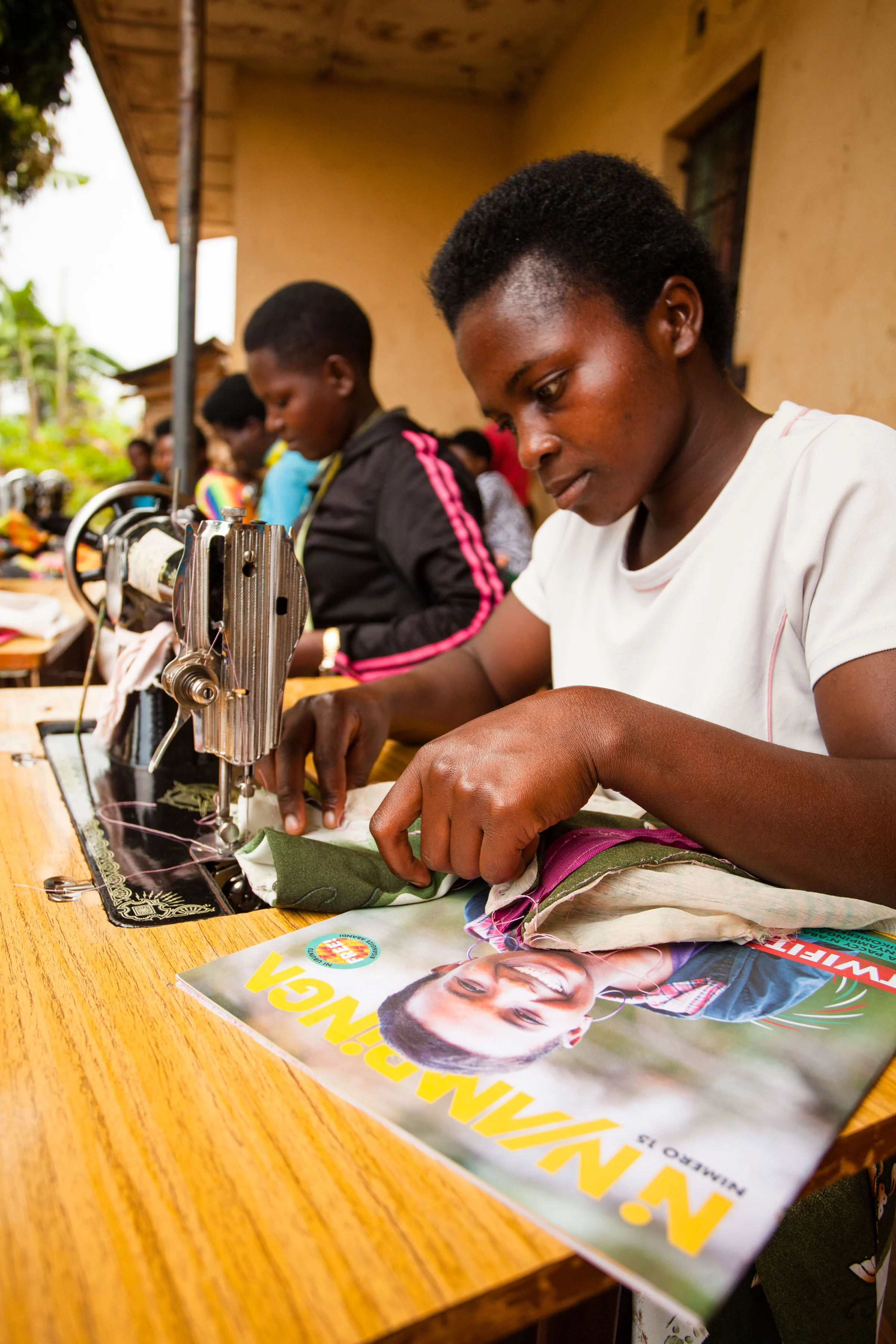 Ni Nyampinga brand identity for Girl Effect and Nike Foundation, magazine covers and campaign materials