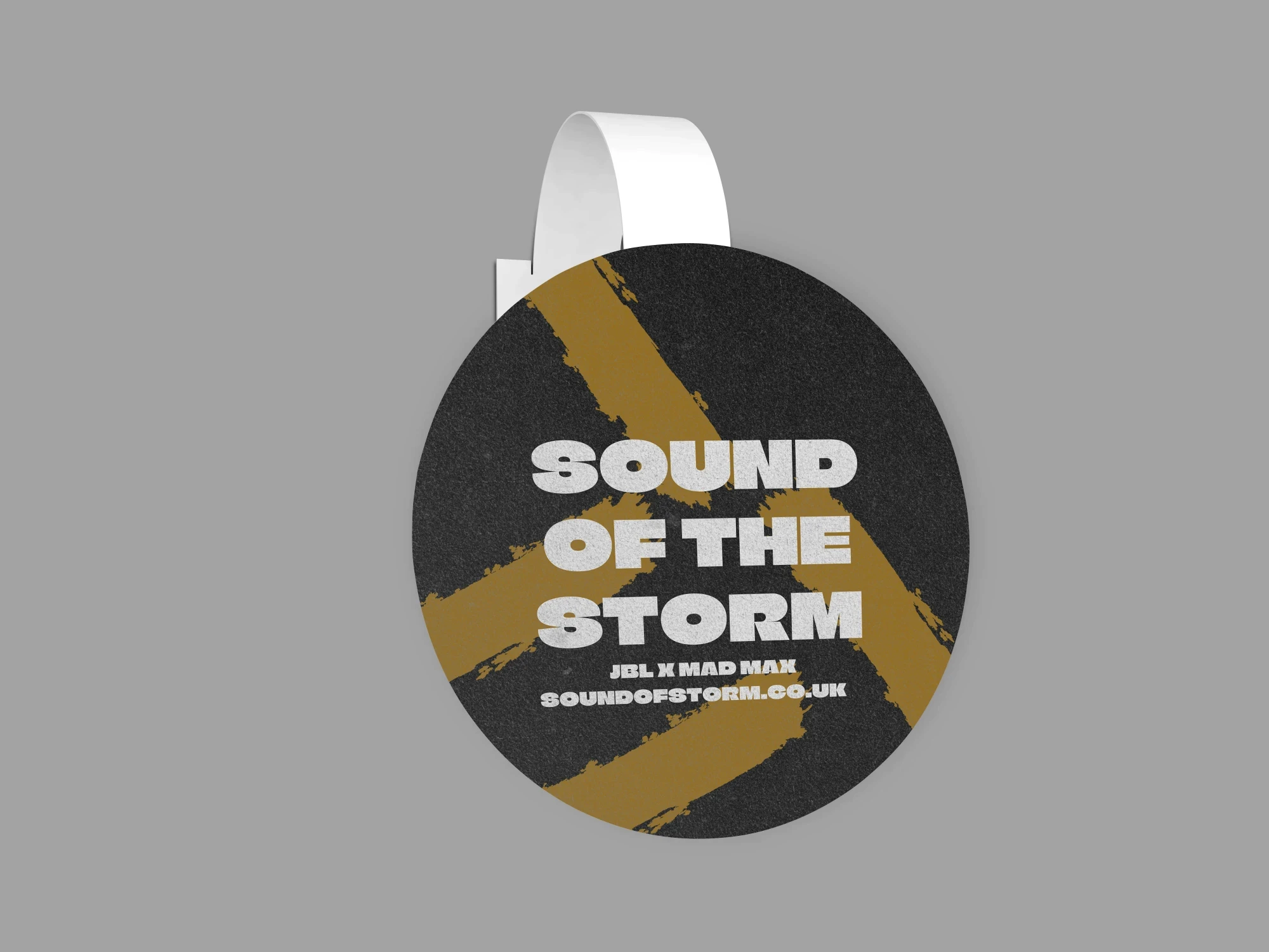 Sound of the Storm shelf wobbler
