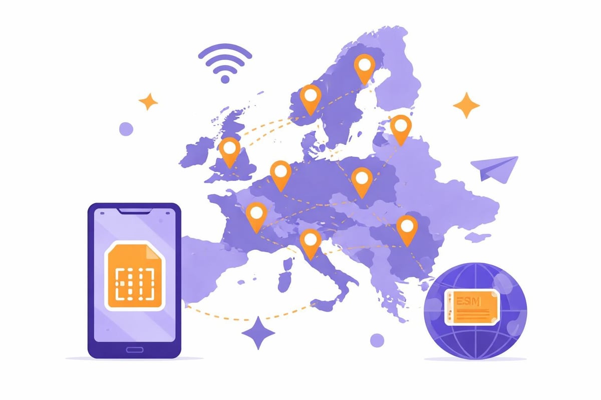 European coverage map