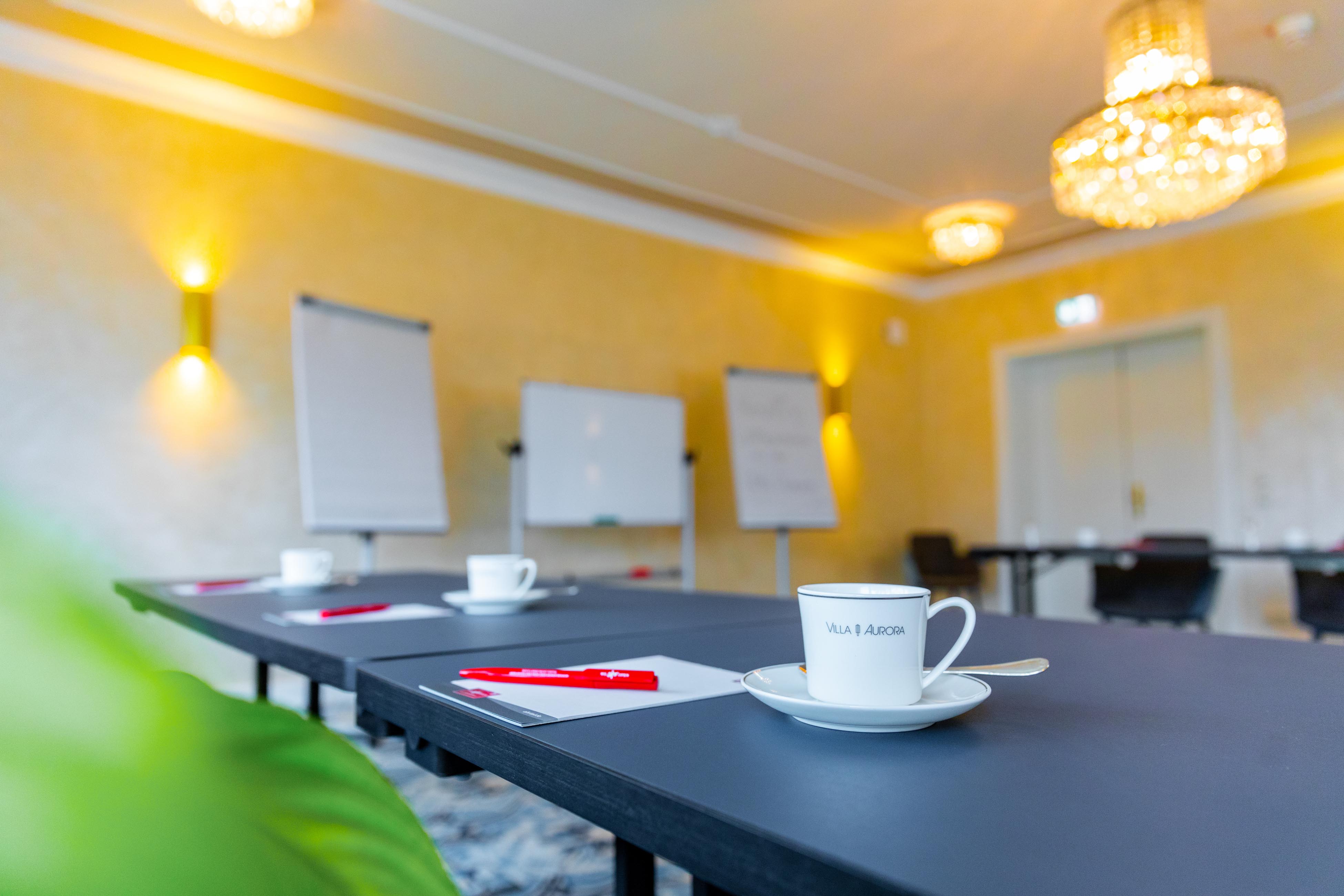 Tagungspause mit Kaffee