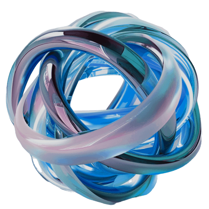 Abstract metalic shape