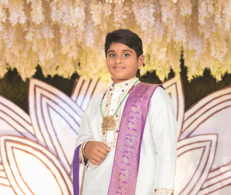 Twin towers illuminated against the night sky