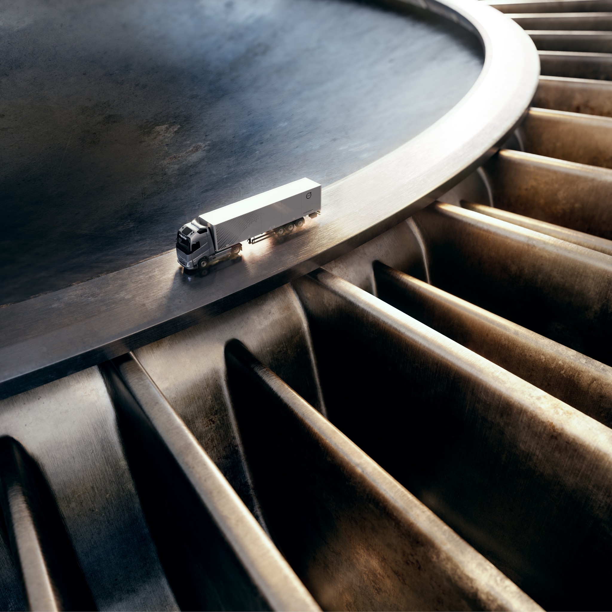 Volvo Trucks - fan engine scape
