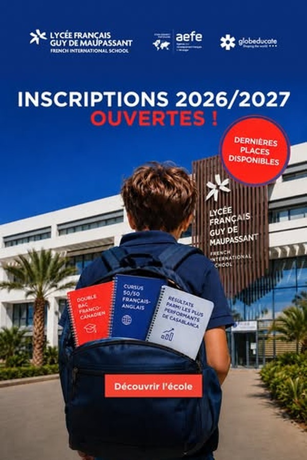 Lycée Français Guy de Maupassant ad: inscriptions 2026/2027