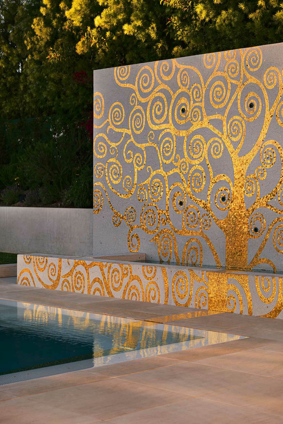 mosaic detail fantini mosaici beverly hills