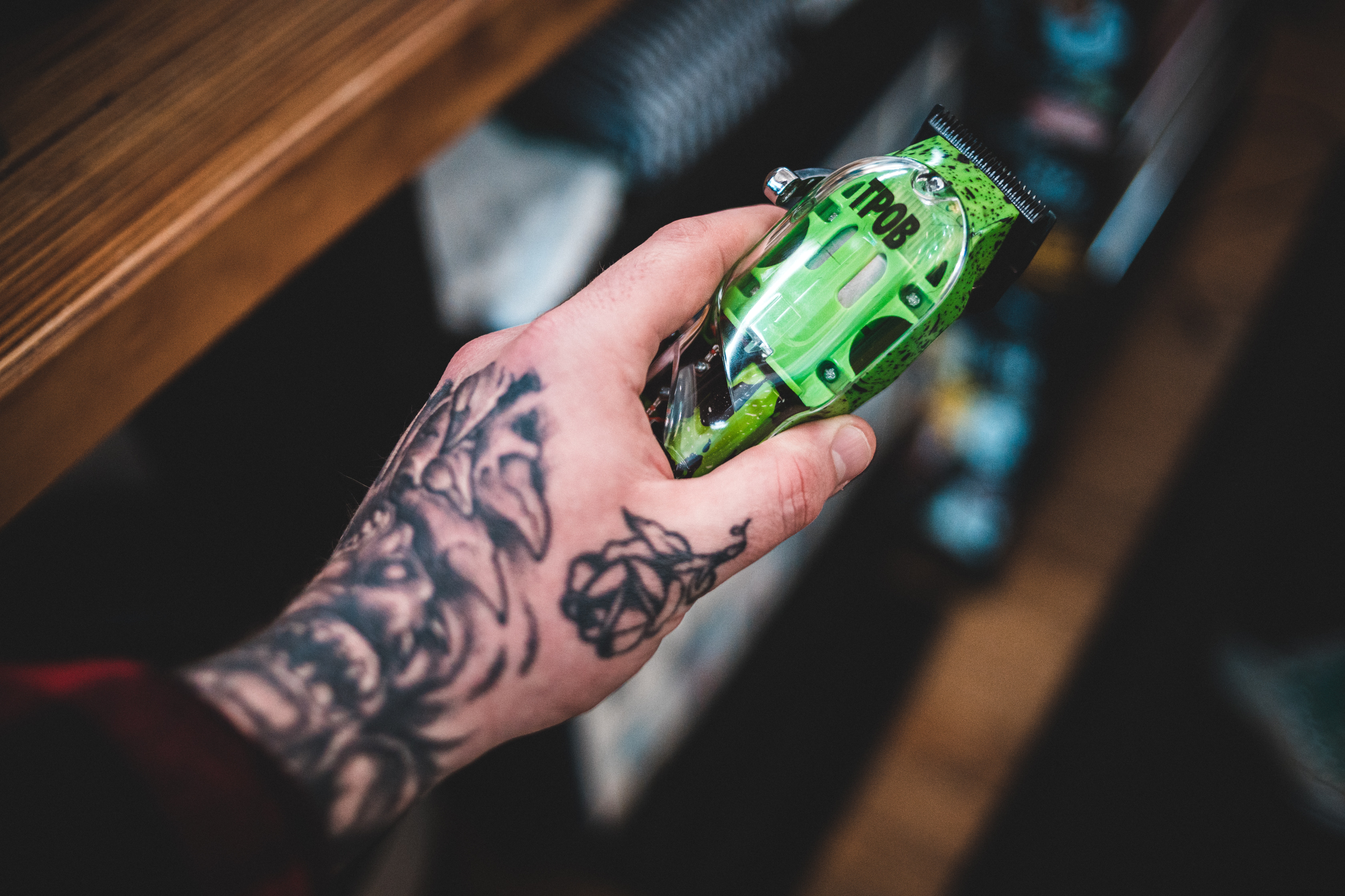 two products on a table