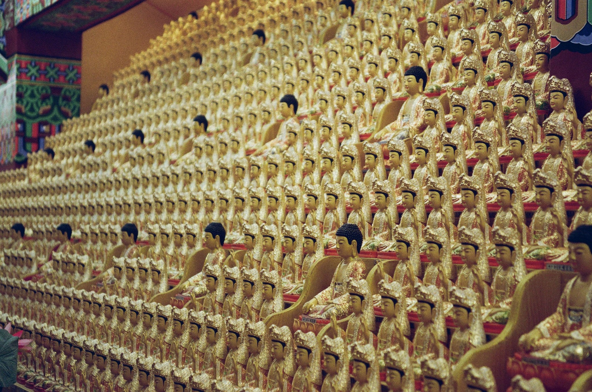 Argentique, canon, Korea, temple, buddha, meditation