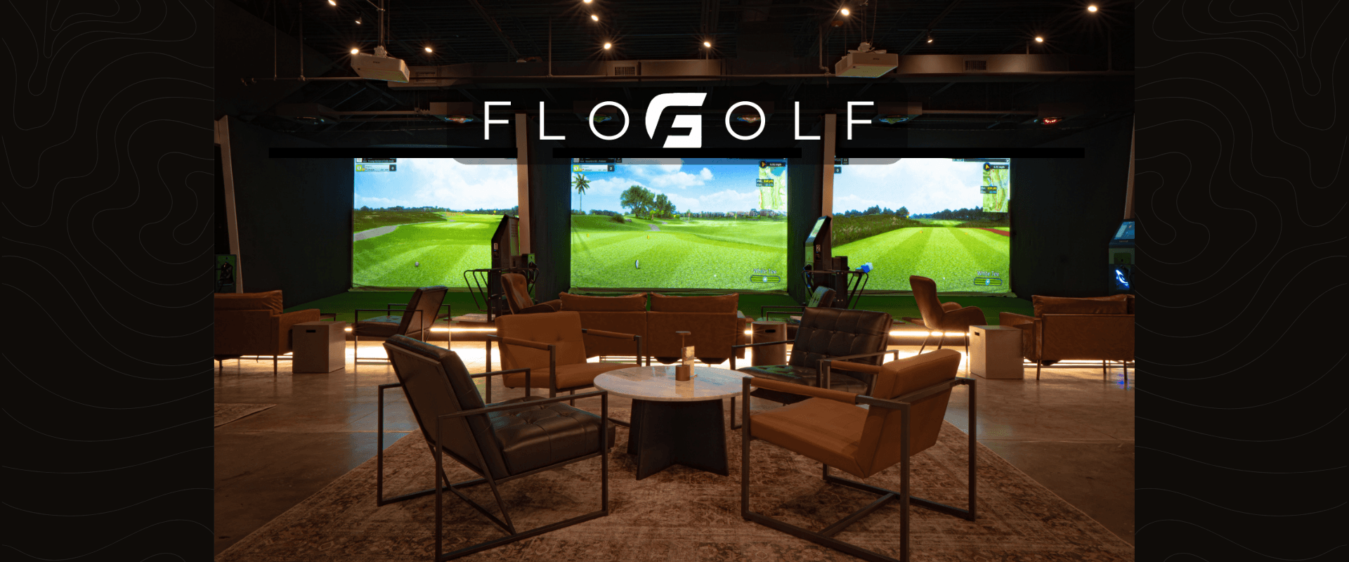 image of the flogolf lounge interior