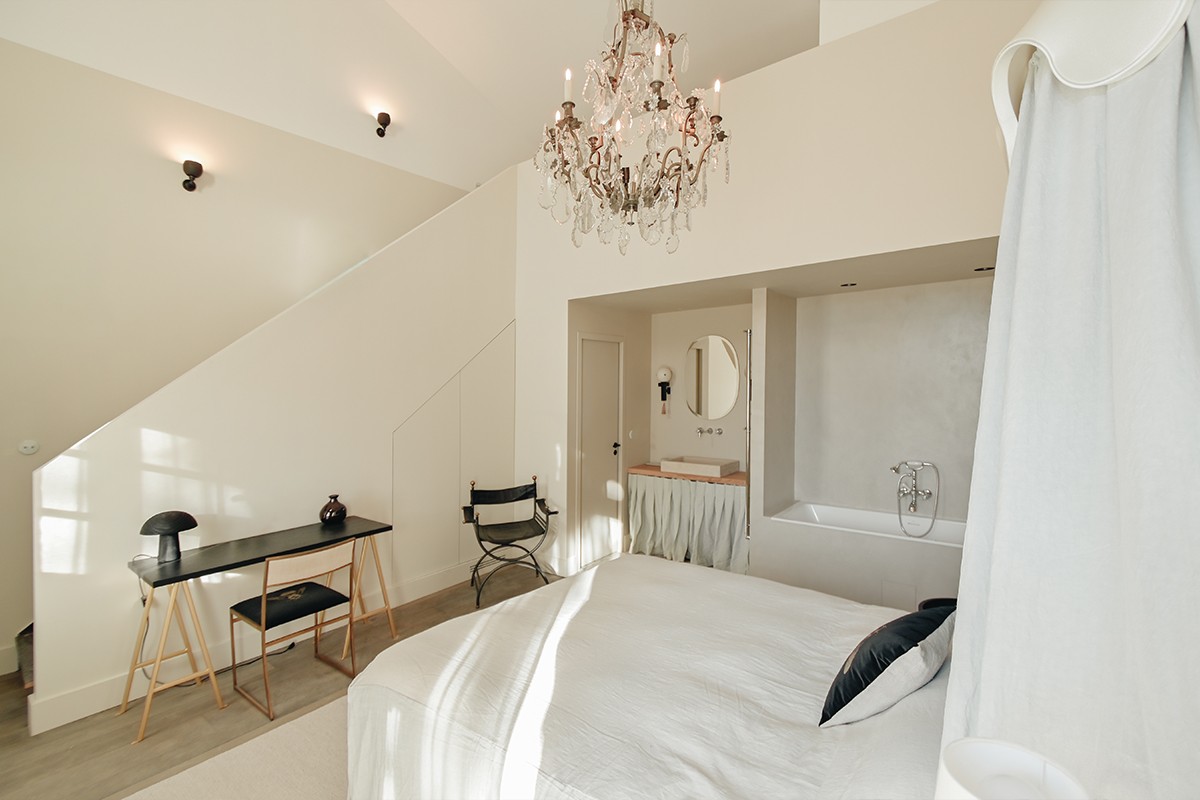 chateau la banquiere chambre renovation architectes montpellier karbone architectes