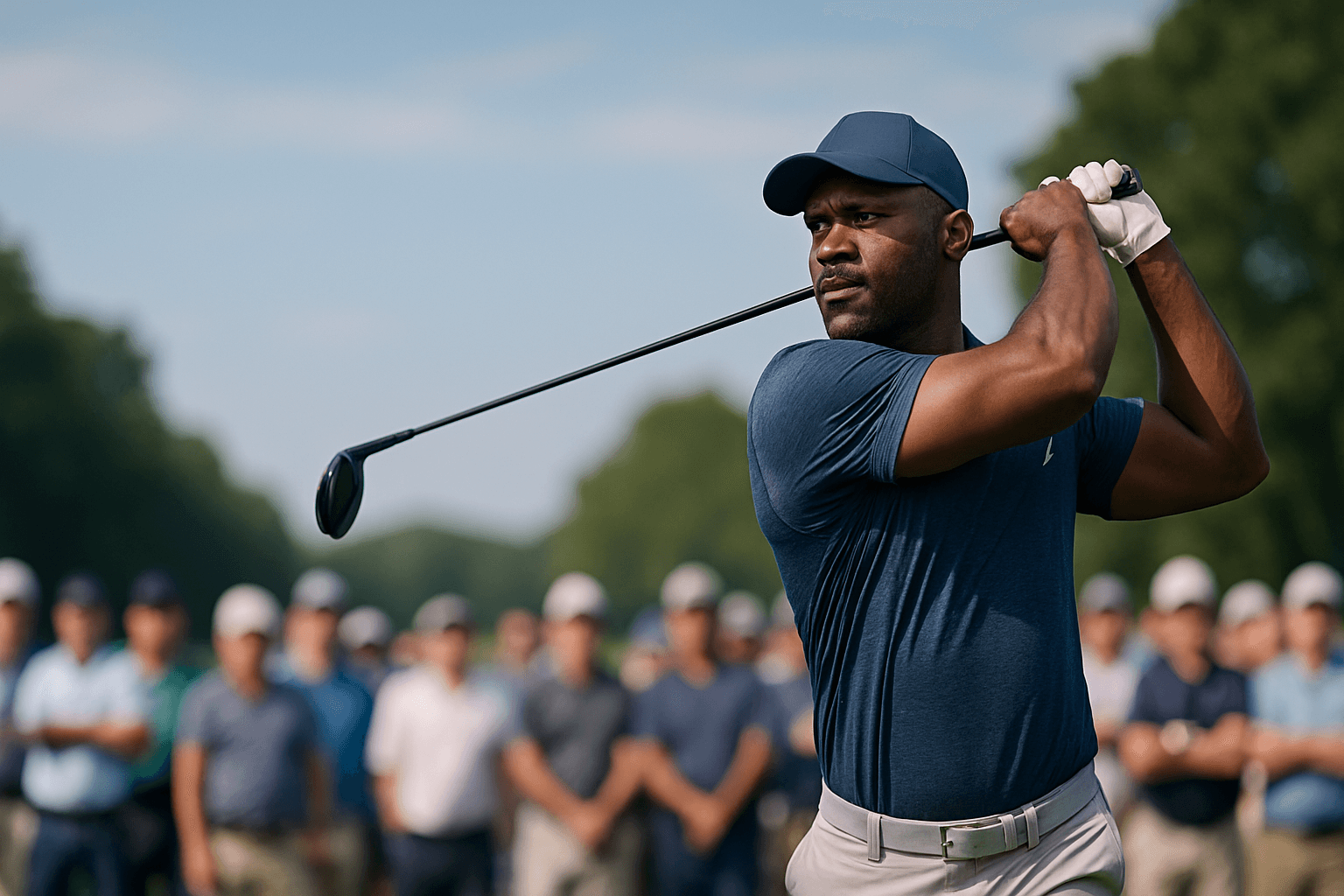 Dynamic picture of a cyclist riding downhill