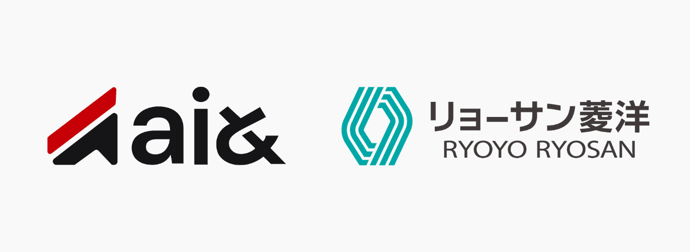 ai& and Ryoyo Ryosan logos