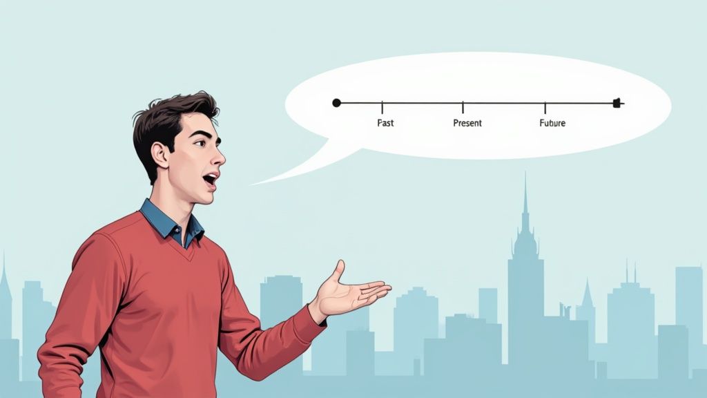 Erzählen Sie etwas über sich selbst (Tell me about yourself)