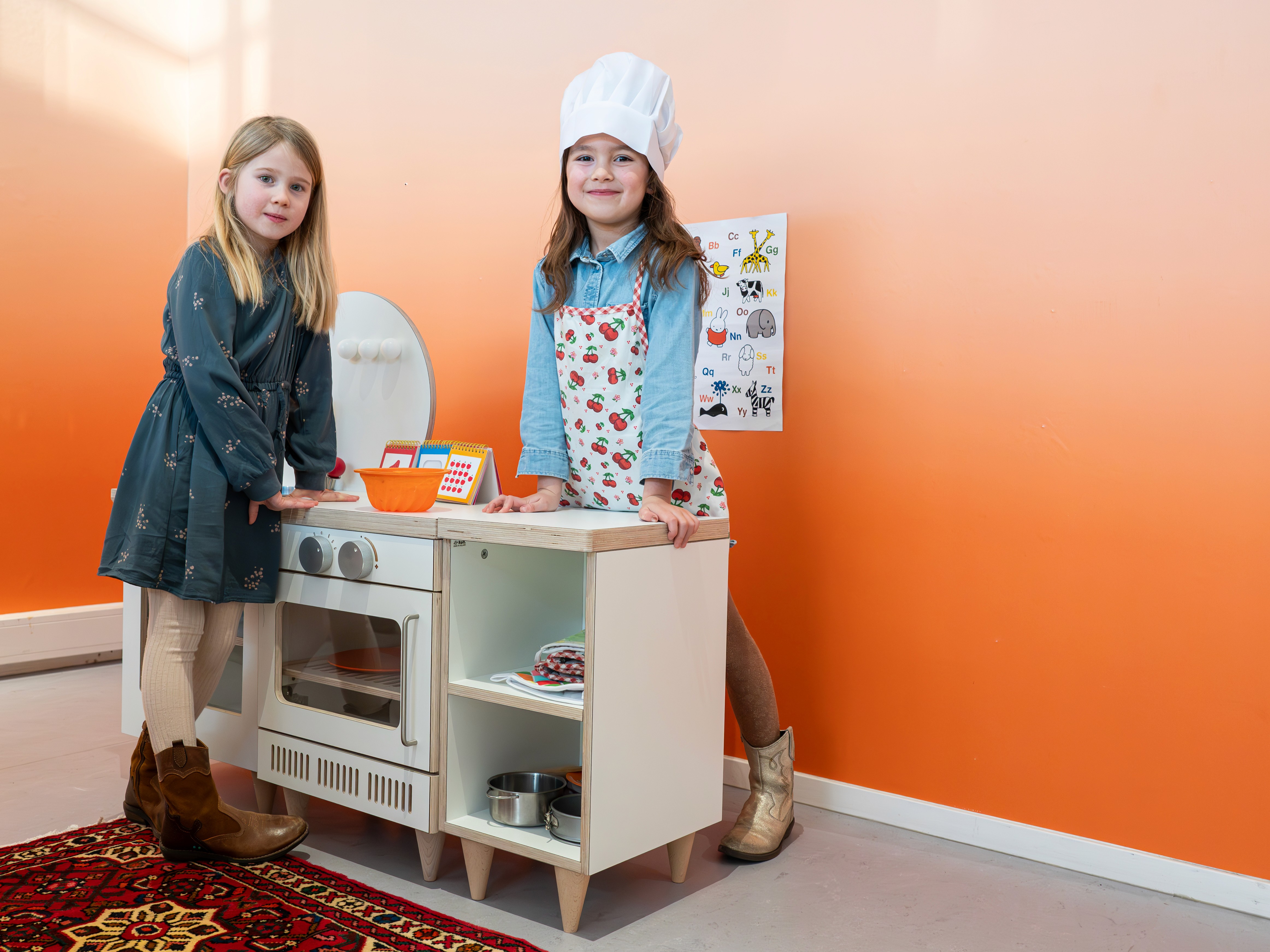 Samen spelen in de keuken