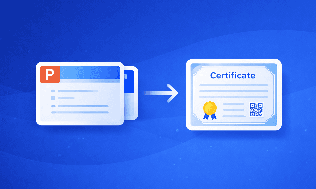 Certificates from power point