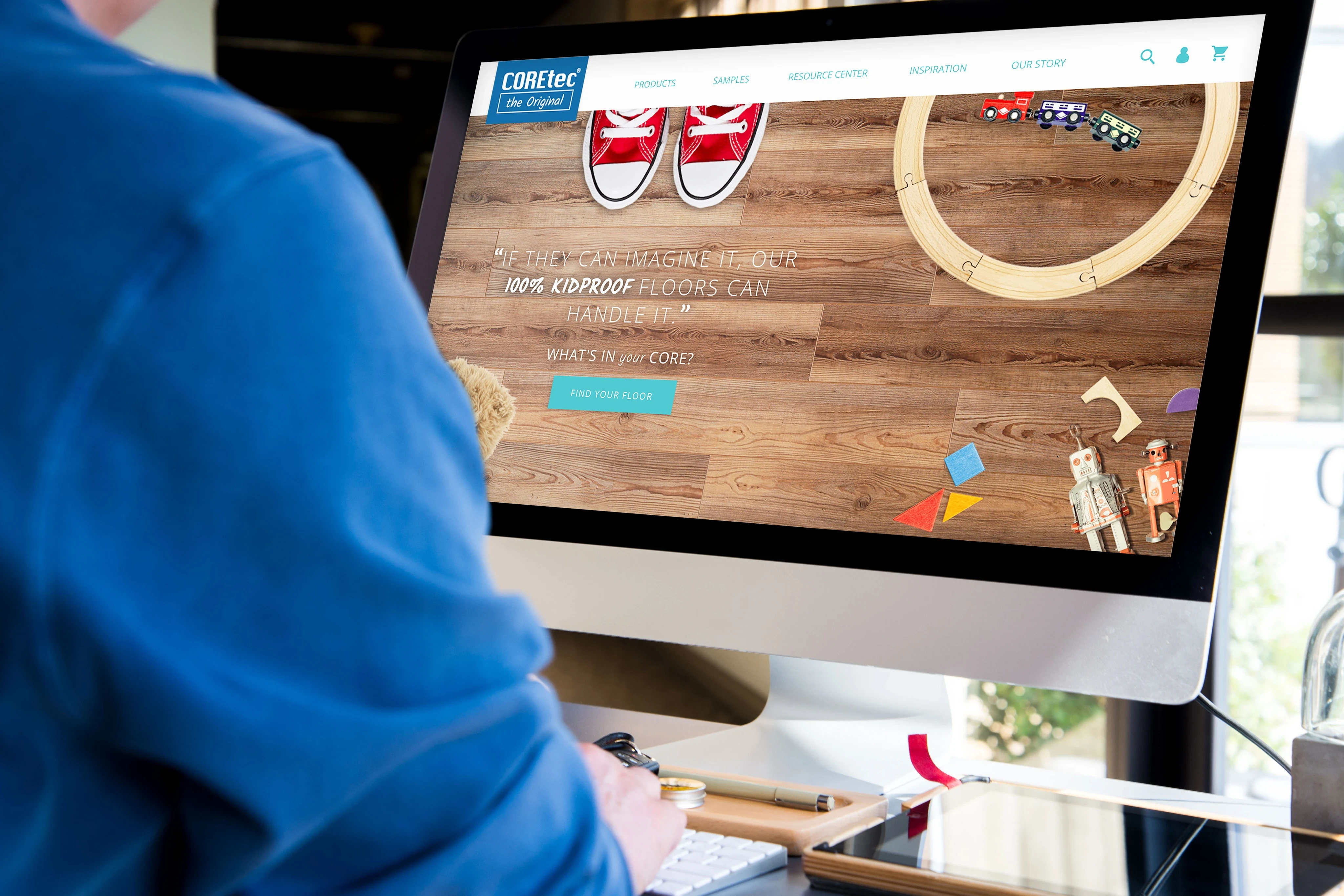 Translating technical specs into lifestyle benefits. The homepage hero shifts the conversation from "Wear Layers" to "Life Layers." By prioritizing the "100% Kid Proof" value proposition within the new lifestyle art direction, we immediately validated the durability needs of the family demographic upon arrival.