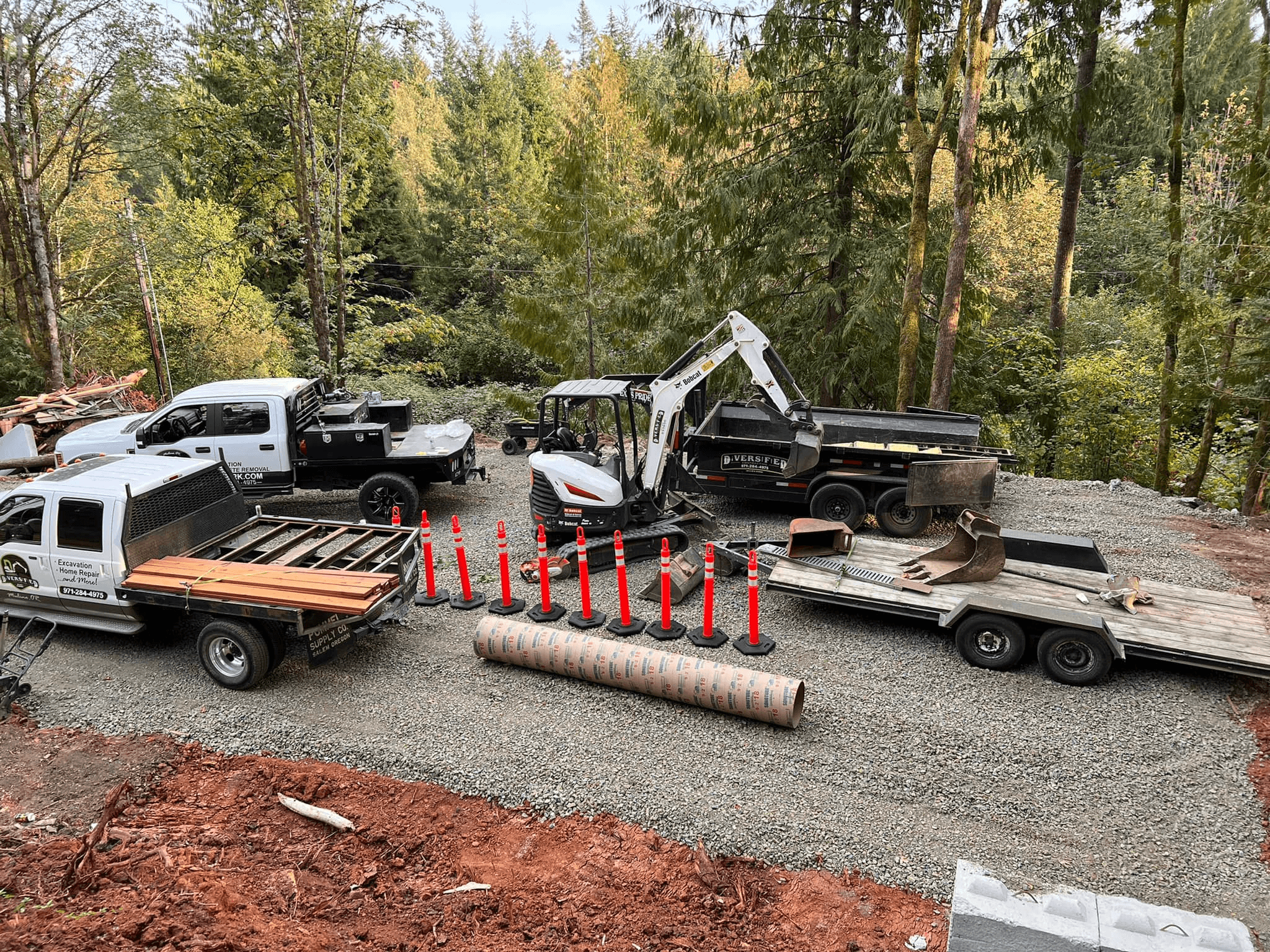 Reliable commercial concrete and excavation services in Molalla, Oregon – Built to last for businesses and contractors