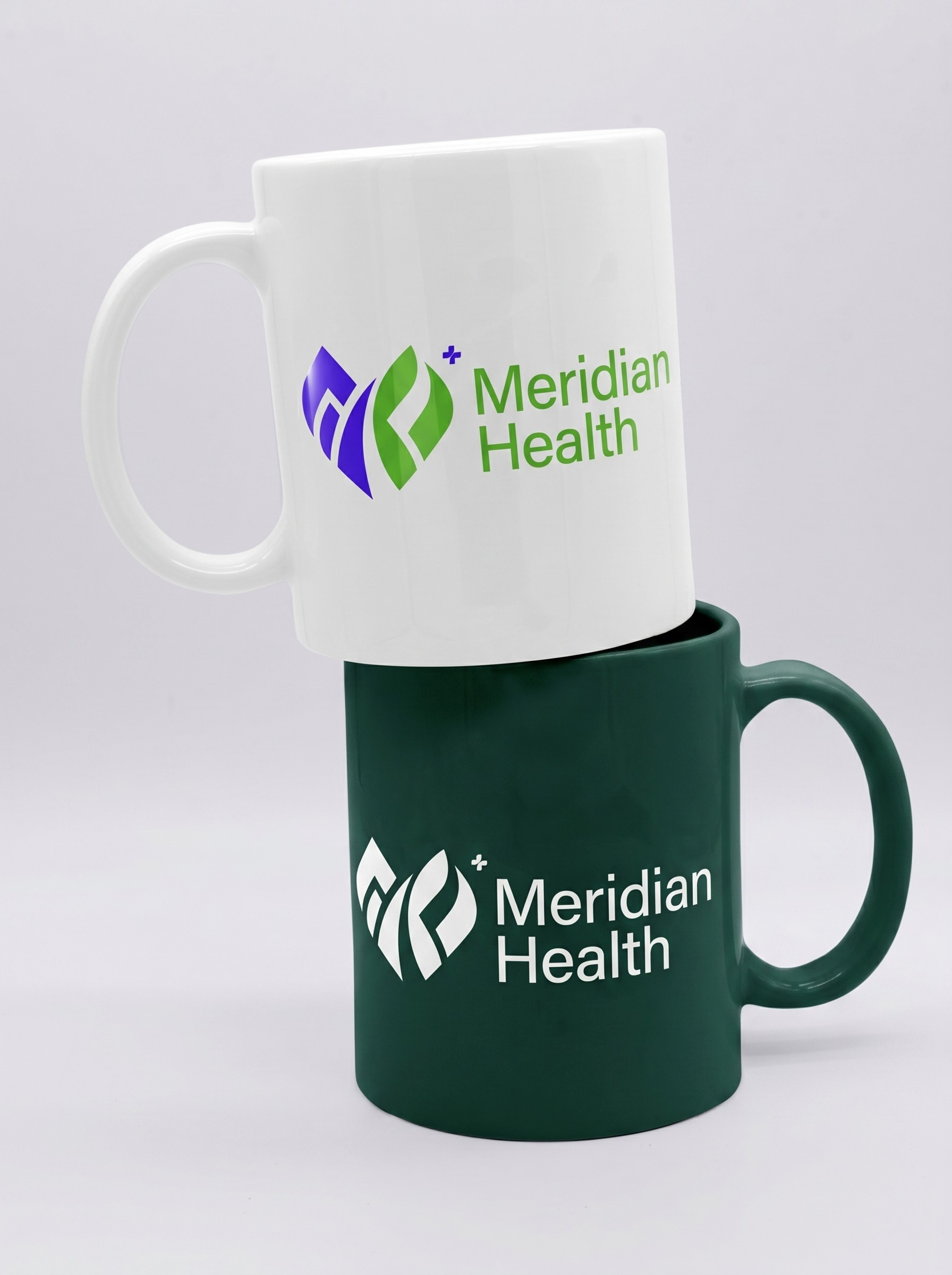 two mugs stacked on each other