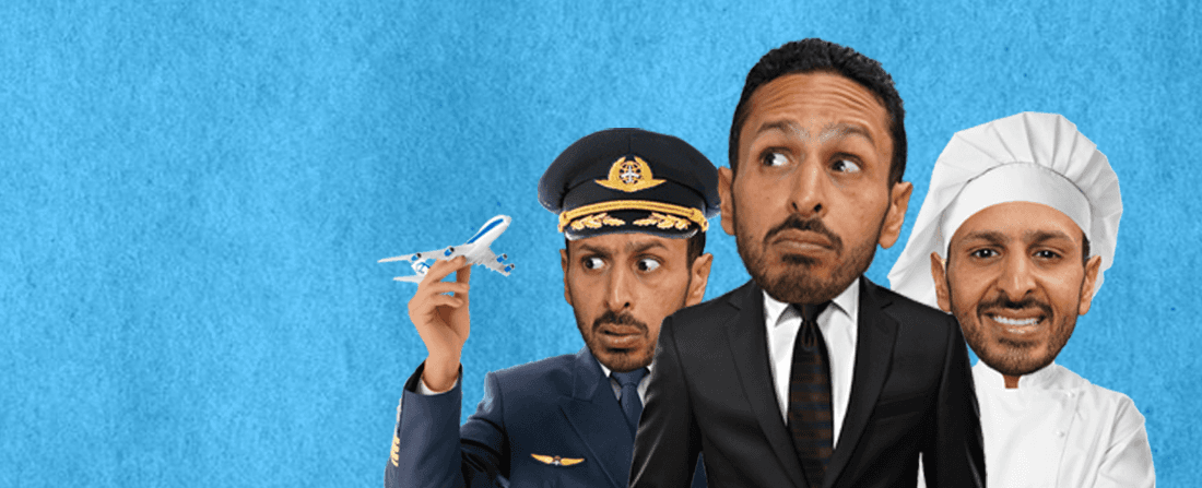 two people looking at a tablet and smiling