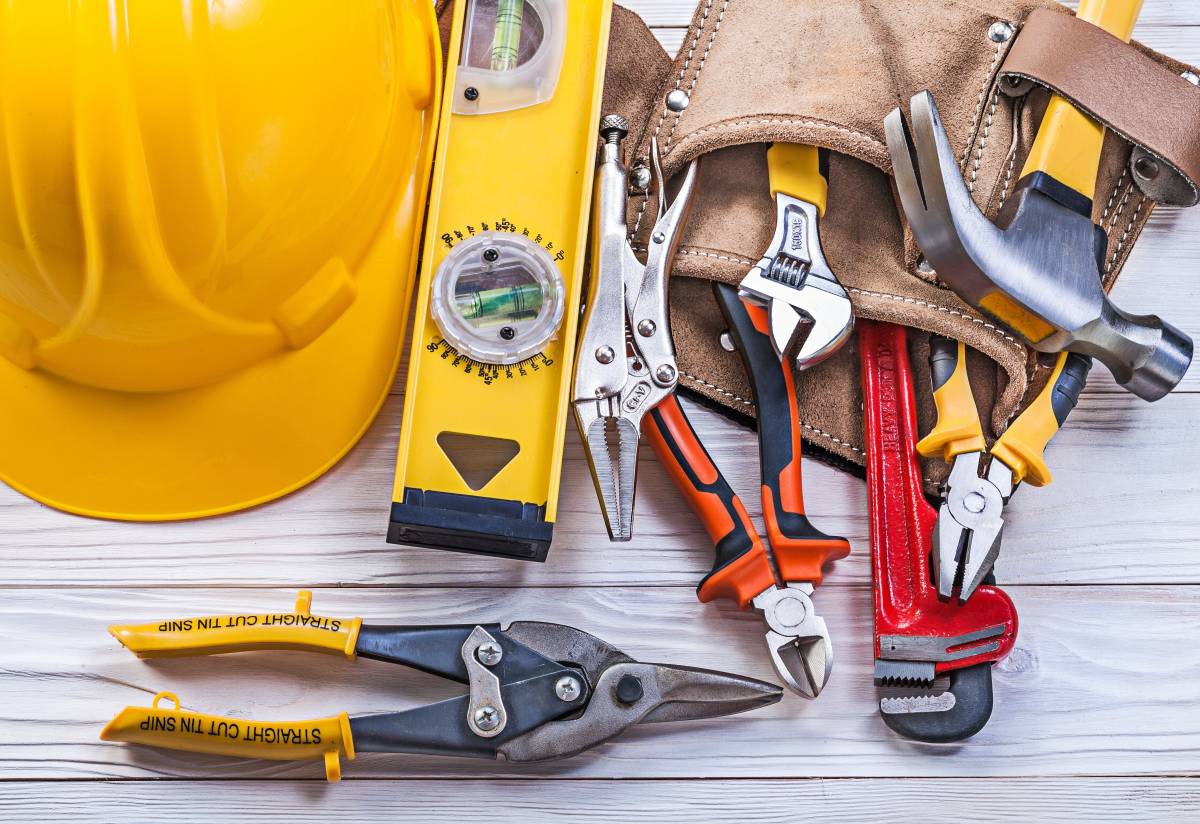 Professional maintenance tools and gear.