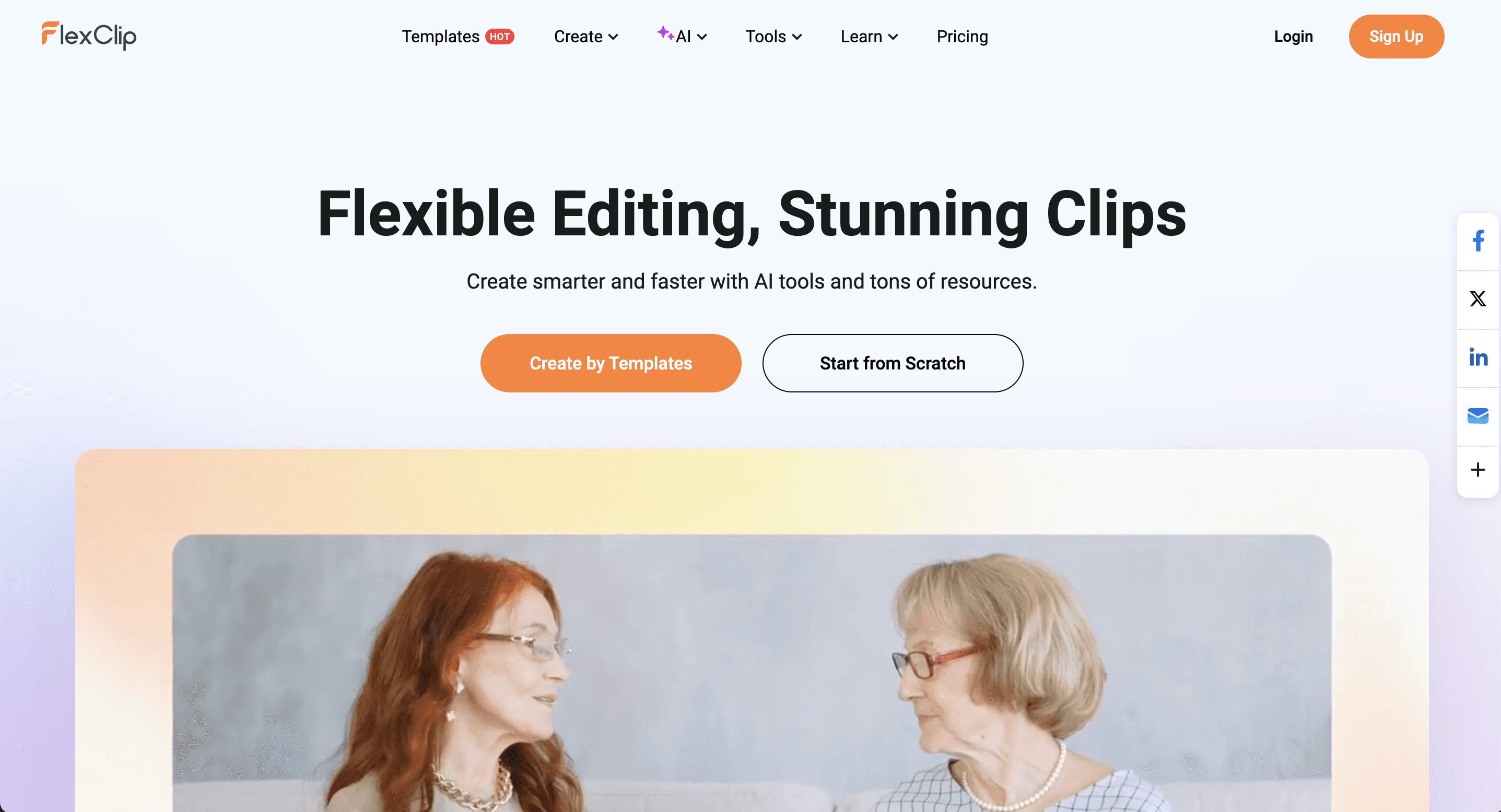 FlexClip Screenshot