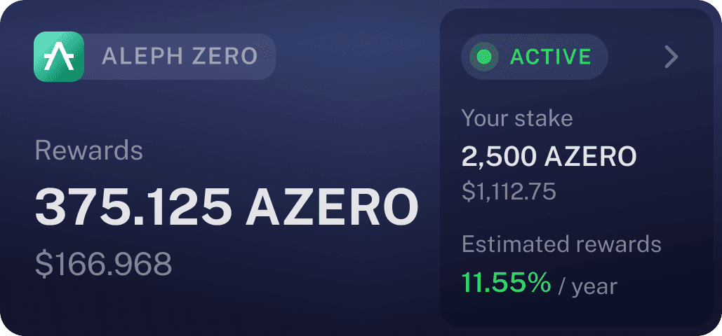 Stake & Earn Azelph Zero AZERO crypto Token
